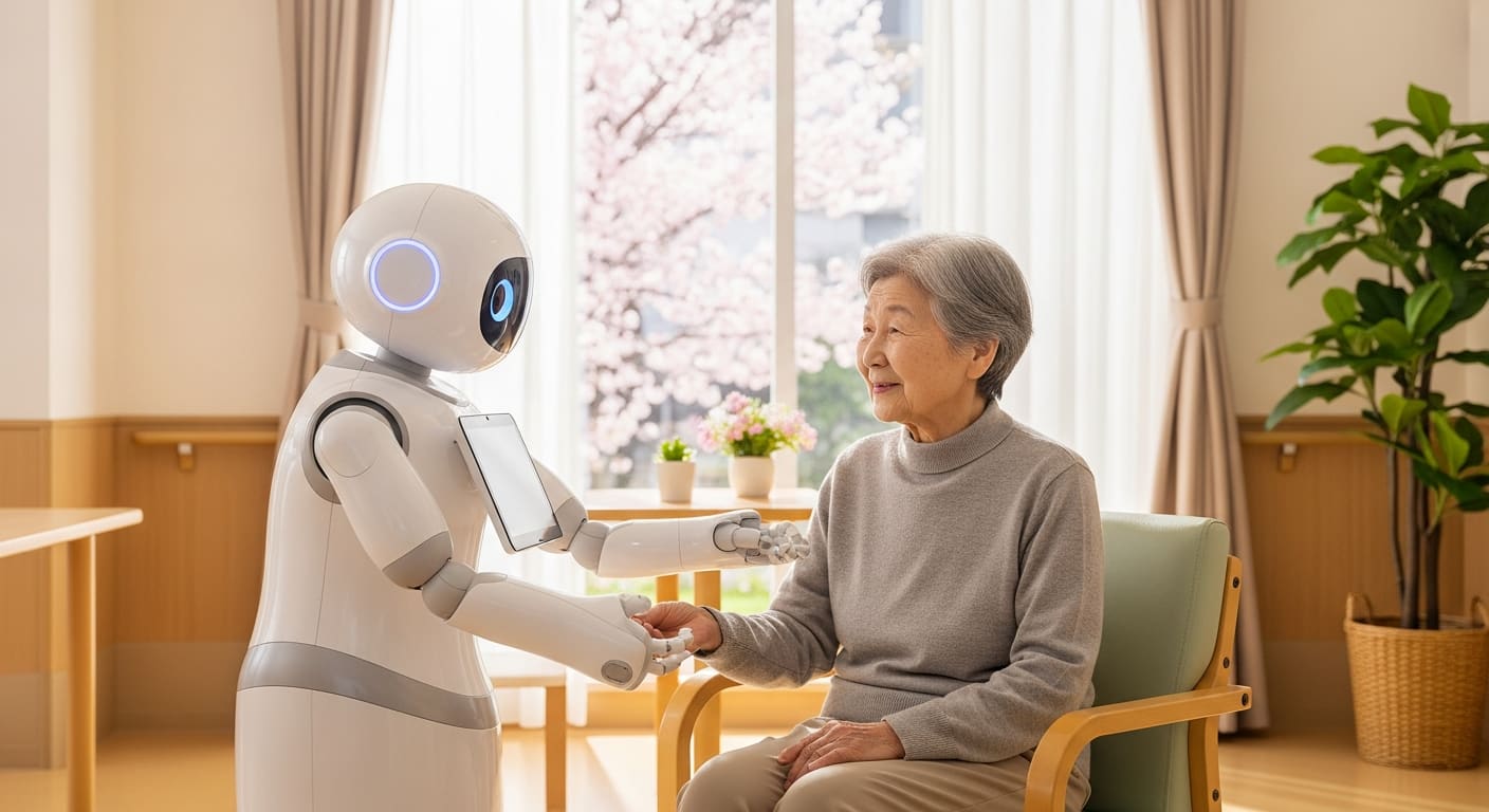 Japanese Robotics Firm Creates AI-Powered Elder Care Companions